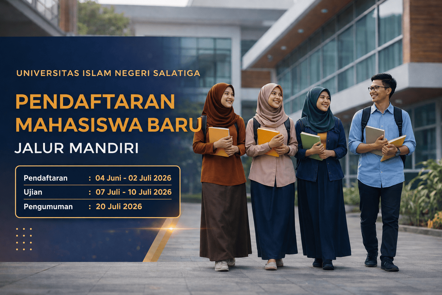 Pendaftaran PMB Mandiri UIN Salatiga Tahun 2026